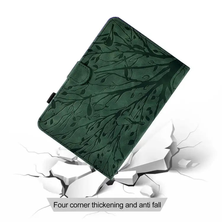 Fortune Tree Pressure Flower PU Tablet Case with Wake-up / Sleep Function For Samsung Galaxy Tab A 10.1 2016 - Samsung