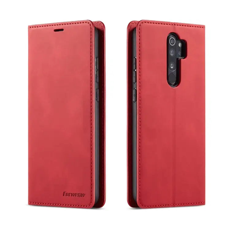 Forwenw Dream Series Oil Edge Strong Magnetism Horizontal Flip Leather Case with Holder & Card Slots & Wallet & Photo