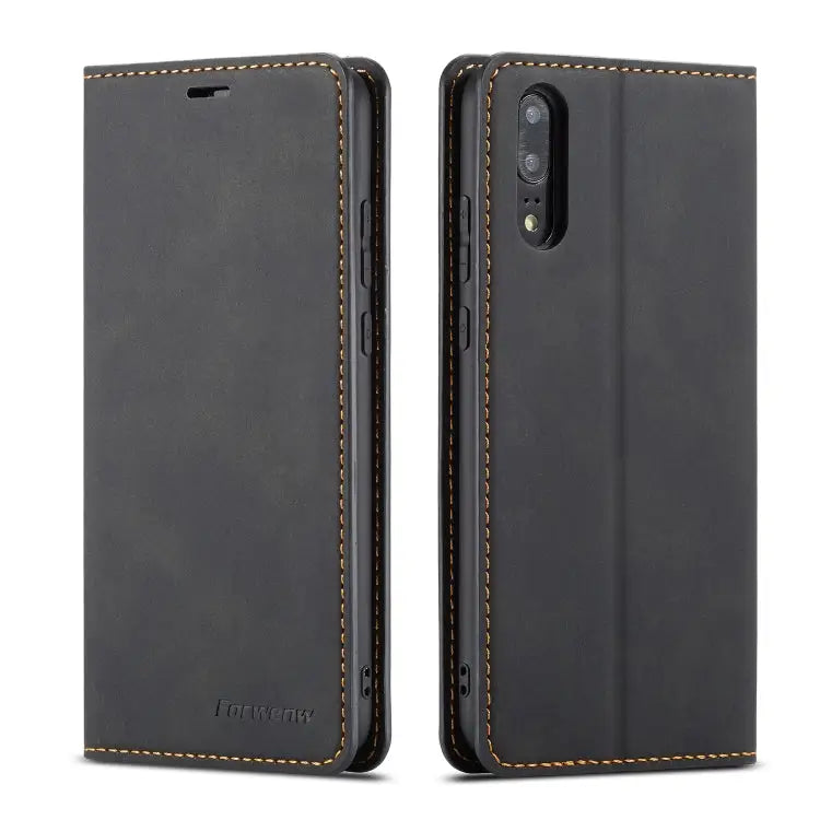 Forwenw Dream Series Oil Edge Strong Magnetism Horizontal Flip Leather Case with Holder & Card Slots & Wallet & Photo