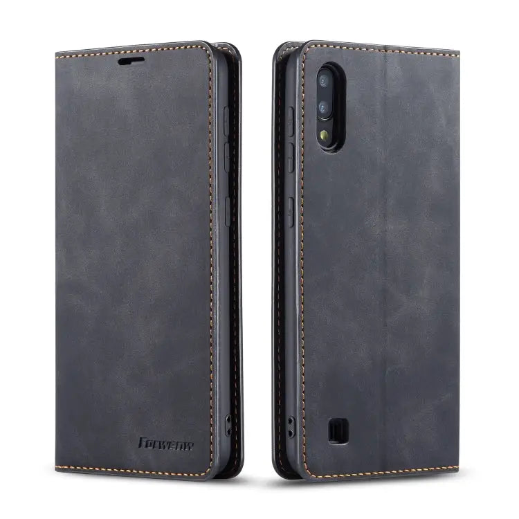 Forwenw Dream Series Oil Edge Strong Magnetism Horizontal Flip Leather Case with Holder & Card Slots & Wallet & Photo