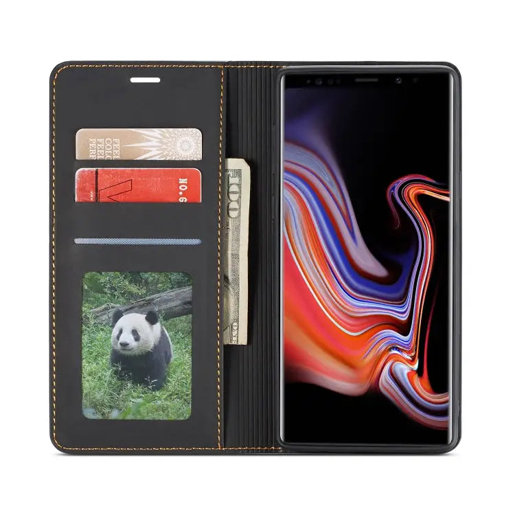 Forwenw Dream Series Oil Edge Strong Magnetism Horizontal Flip Leather Case with Holder & Card Slots & Wallet & Photo