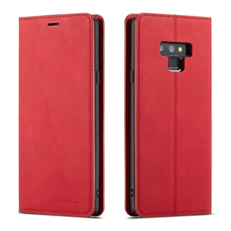 Forwenw Dream Series Oil Edge Strong Magnetism Horizontal Flip Leather Case with Holder & Card Slots & Wallet & Photo