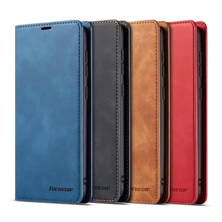 Forwenw Dream Series Oil Edge Strong Magnetism Horizontal Flip Leather Case with Holder & Card Slots & Wallet & Photo