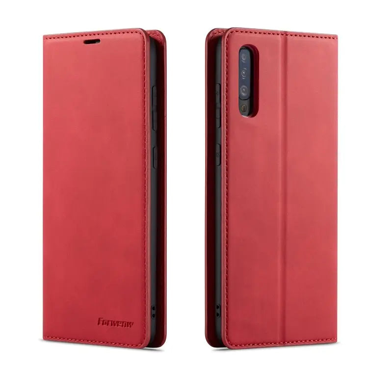 Forwenw Dream Series Oil Edge Strong Magnetism Horizontal Flip Leather Case with Holder & Card Slots & Wallet & Photo