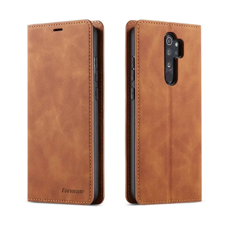 Forwenw Dream Series Oil Edge Strong Magnetism Horizontal Flip Leather Case with Holder & Card Slots & Wallet & Photo