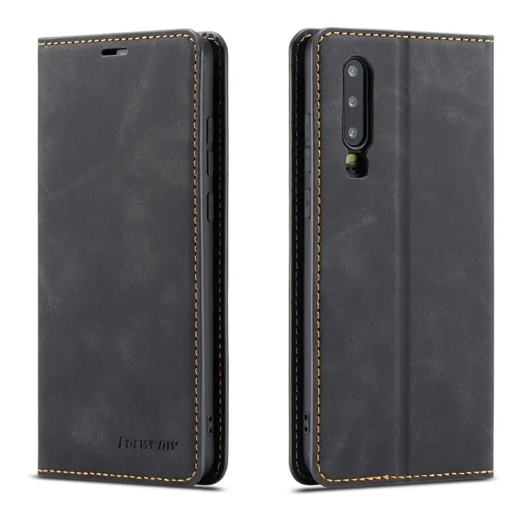 Forwenw Dream Series Oil Edge Strong Magnetism Horizontal Flip Leather Case with Holder & Card Slots & Wallet & Photo