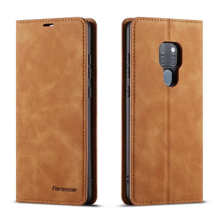 Forwenw Dream Series Oil Edge Strong Magnetism Horizontal Flip Leather Case with Holder & Card Slots & Wallet & Photo