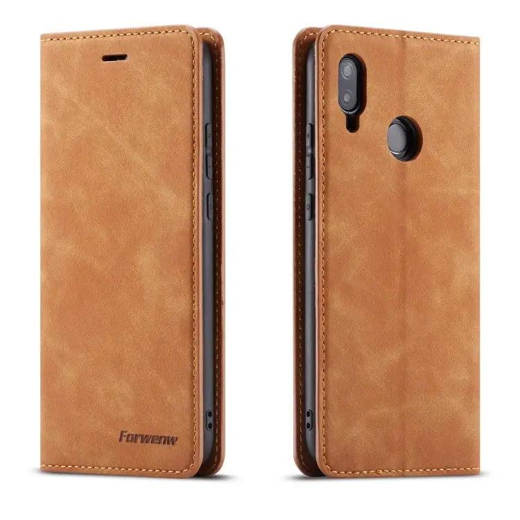 Forwenw Dream Series Oil Edge Strong Magnetism Horizontal Flip Leather Case with Holder & Card Slots & Wallet & Photo