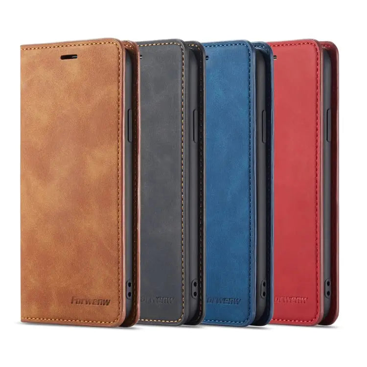 Forwenw Dream Series Oil Edge Strong Magnetism Horizontal Flip Leather Case with Holder & Card Slots & Wallet & Photo