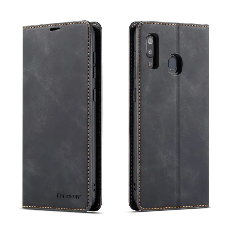 Forwenw Dream Series Oil Edge Strong Magnetism Horizontal Flip Leather Case with Holder & Card Slots & Wallet & Photo