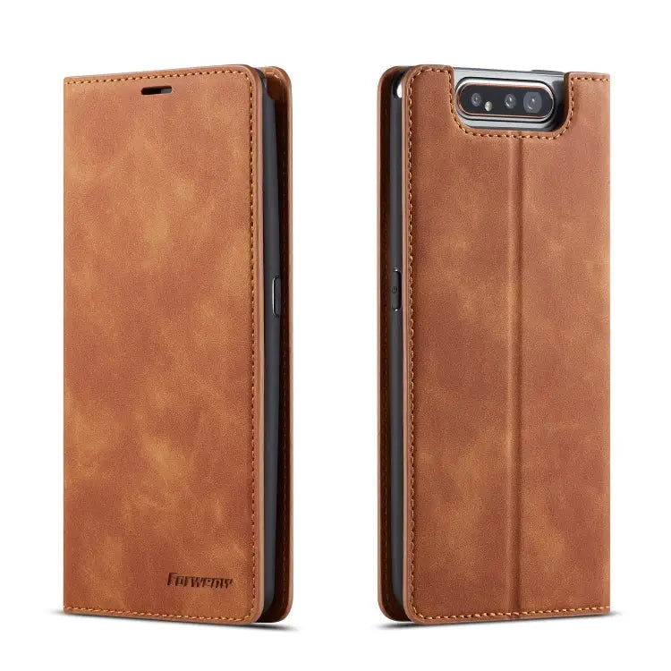 Forwenw Dream Series Oil Edge Strong Magnetism Horizontal Flip Leather Case with Holder & Card Slots & Wallet & Photo