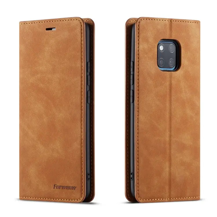Forwenw Dream Series Oil Edge Strong Magnetism Horizontal Flip Leather Case with Holder & Card Slots & Wallet & Photo