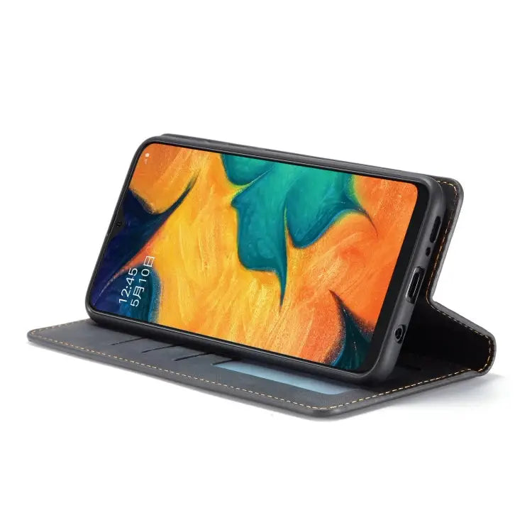 Forwenw Dream Series Oil Edge Strong Magnetism Horizontal Flip Leather Case with Holder & Card Slots & Wallet & Photo