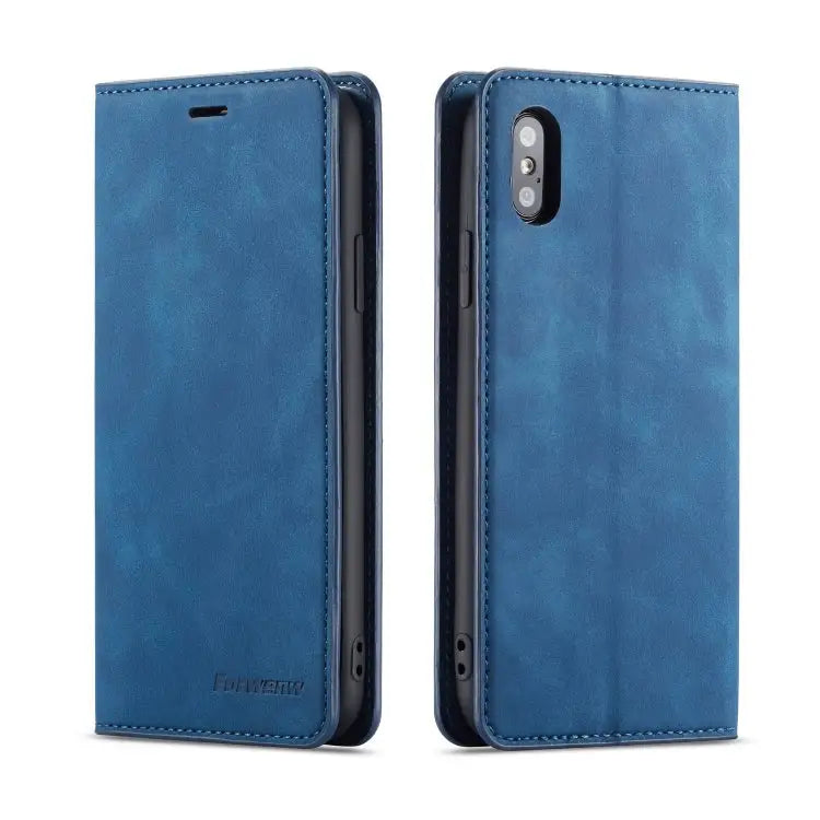 Forwenw Dream Series Oil Edge Strong Magnetism Horizontal Flip Leather Case with Holder & Card Slots & Wallet & Photo
