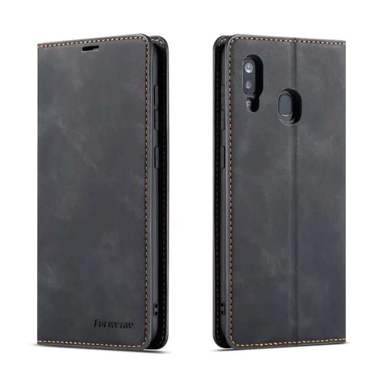 Forwenw Dream Series Oil Edge Strong Magnetism Horizontal Flip Leather Case with Holder & Card Slots & Wallet & Photo