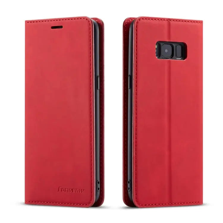 Forwenw Dream Series Oil Edge Strong Magnetism Horizontal Flip Leather Case with Holder & Card Slots & Wallet & Photo