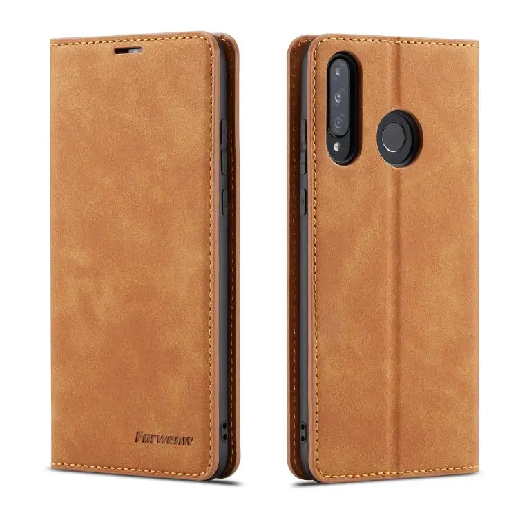 Forwenw Dream Series Oil Edge Strong Magnetism Horizontal Flip Leather Case with Holder & Card Slots & Wallet & Photo