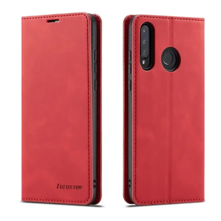 Forwenw Dream Series Oil Edge Strong Magnetism Horizontal Flip Leather Case with Holder & Card Slots & Wallet & Photo