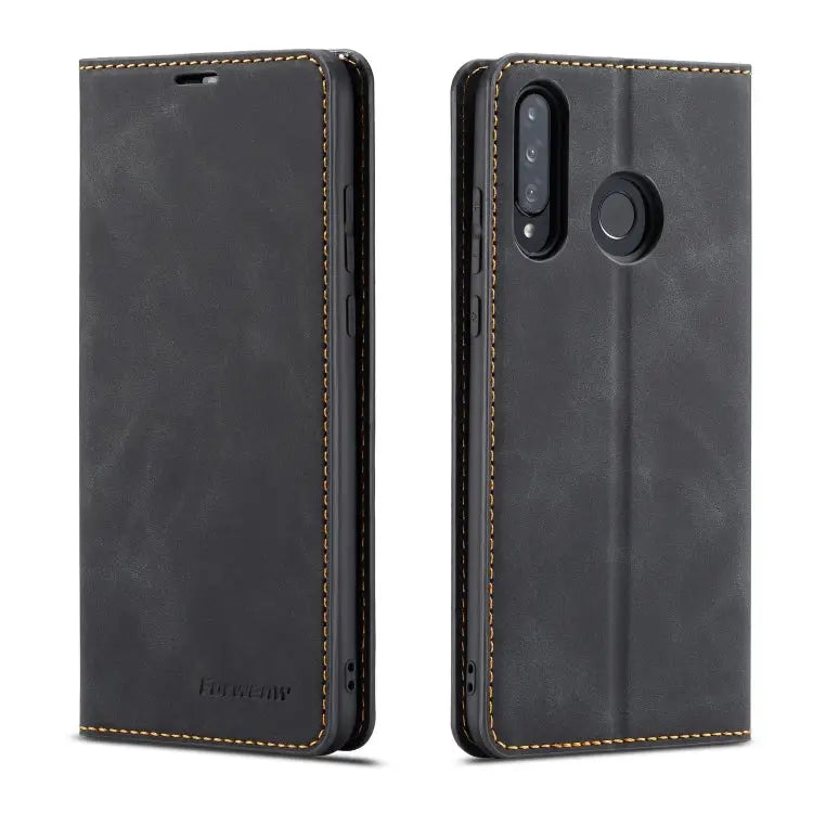 Forwenw Dream Series Oil Edge Strong Magnetism Horizontal Flip Leather Case with Holder & Card Slots & Wallet & Photo