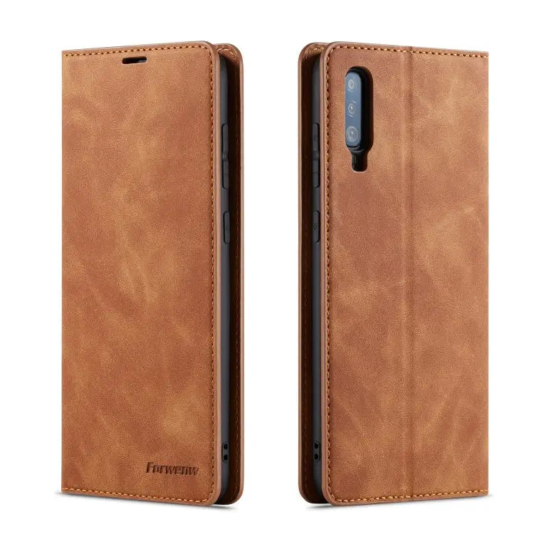 Forwenw Dream Series Oil Edge Strong Magnetism Horizontal Flip Leather Case with Holder & Card Slots & Wallet & Photo