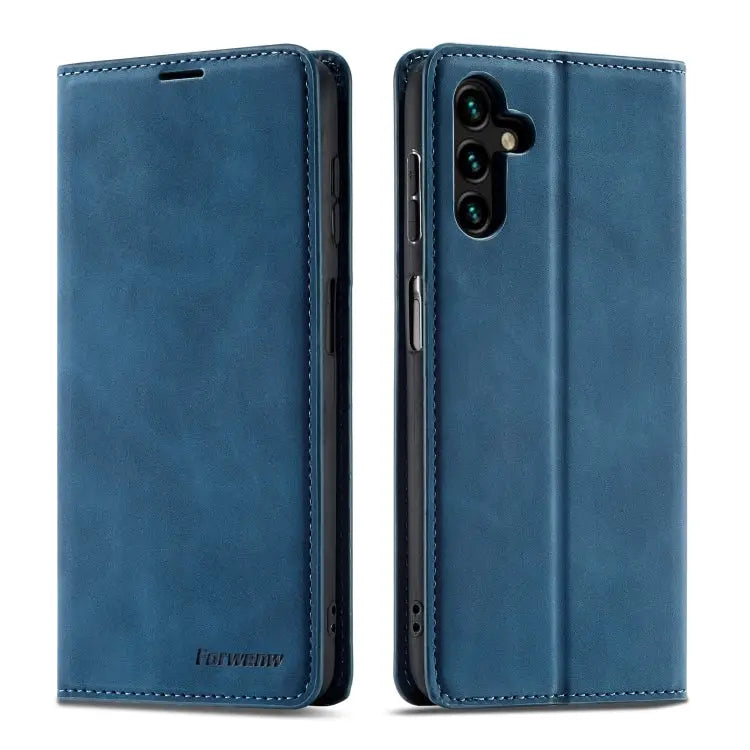 Forwenw Dream Series Oil Edge Strong Magnetism Leather Phone Case For Samsung Galaxy S23 Ultra 5G For Samsung Galaxy