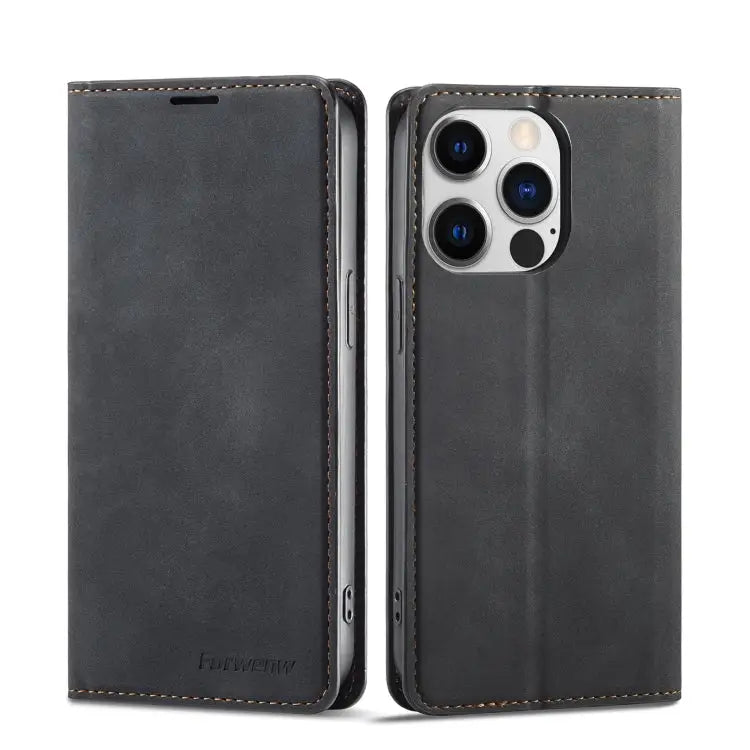Forwenw Dream Series Oil Edge Strong Magnetism Leather Phone Case For Samsung Galaxy S23 Ultra 5G For Samsung Galaxy