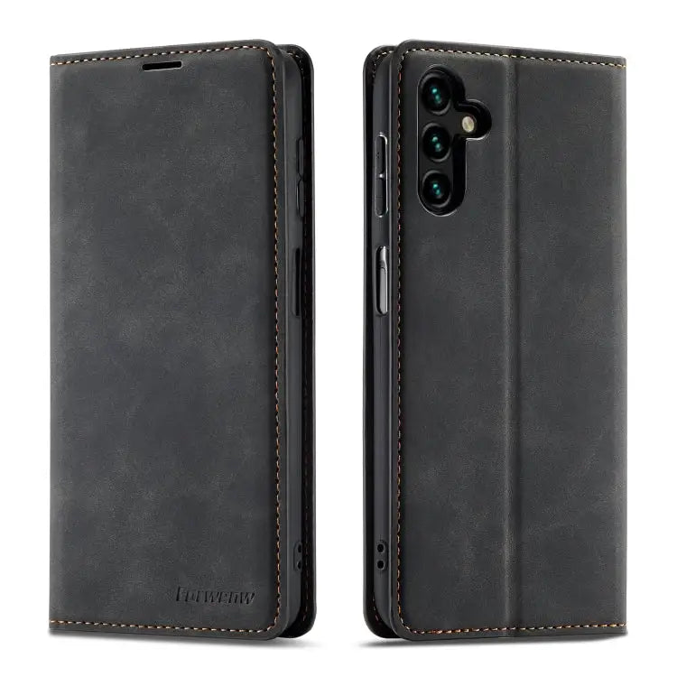 Forwenw Dream Series Oil Edge Strong Magnetism Leather Phone Case For Samsung Galaxy S23 Ultra 5G For Samsung Galaxy