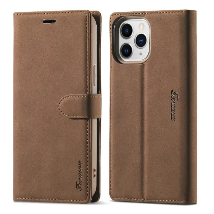 Forwenw F1 Series Matte Strong Magnetism Horizontal Flip Leather Case with Holder & Card Slots & Wallet & Photo Frame