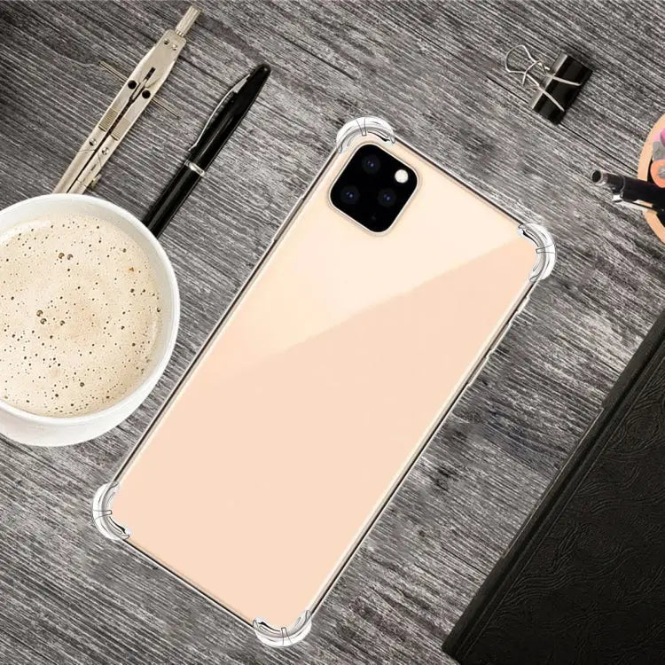Four-Corner Anti-Drop Ultra-Thin Transparent TPU Phone Case For iPhone 12 Pro Max For iPhone 12 / 12 Pro For iPhone 12