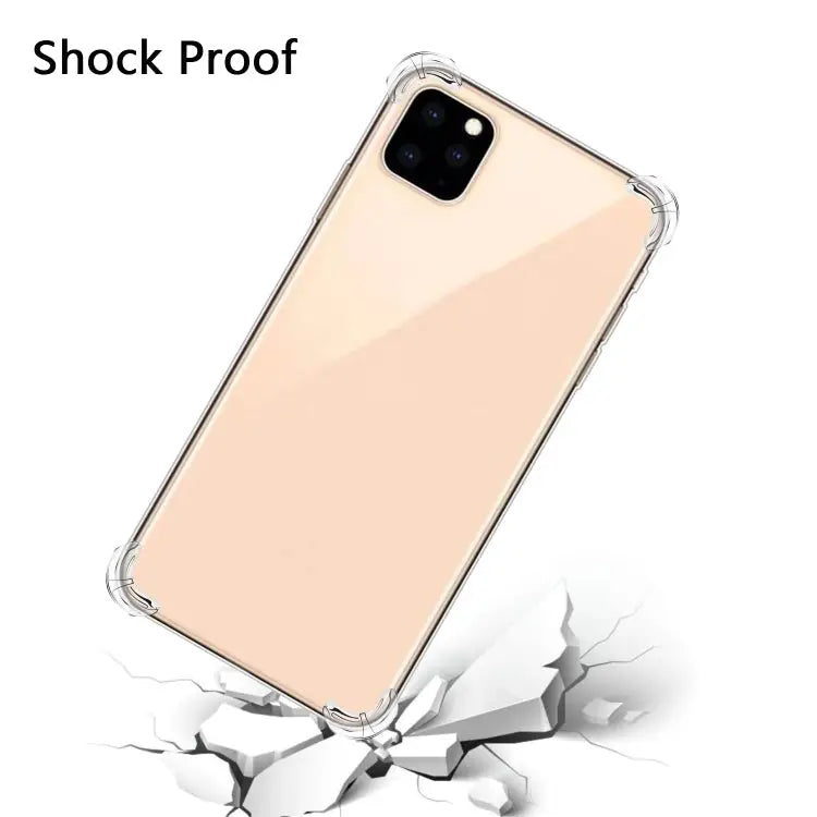 Four-Corner Anti-Drop Ultra-Thin Transparent TPU Phone Case For iPhone 12 Pro Max For iPhone 12 / 12 Pro For iPhone 12