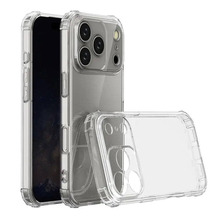 Four-Corner Shockproof Clear TPU Phone Case - For iPhone 17 Pro Max