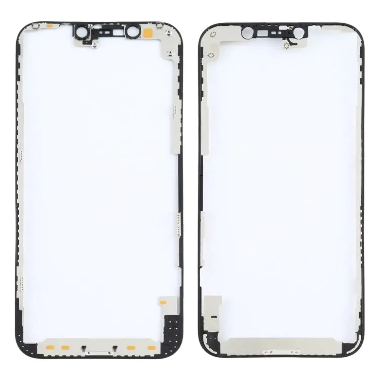 Front LCD Screen Bezel Frame for iPhone 12 Pro - For iPhone 12 Pro (White)