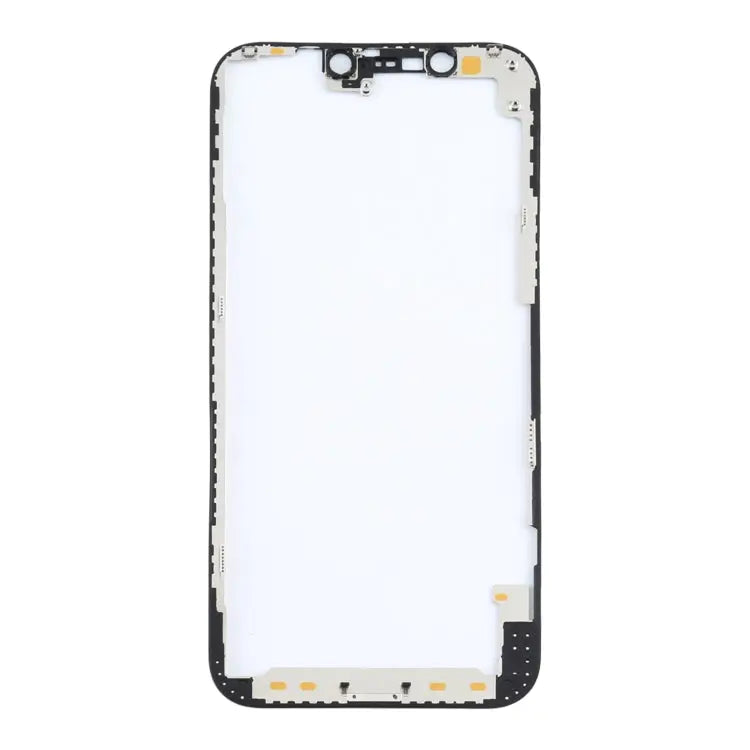 Front LCD Screen Bezel Frame for iPhone 12 Pro - For iPhone 12 Pro (White)