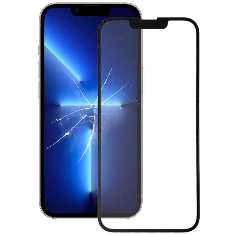 Front Screen Outer Glass Lens with OCA Optically Clear Adhesive for iPhone 13 - For iPhone 13