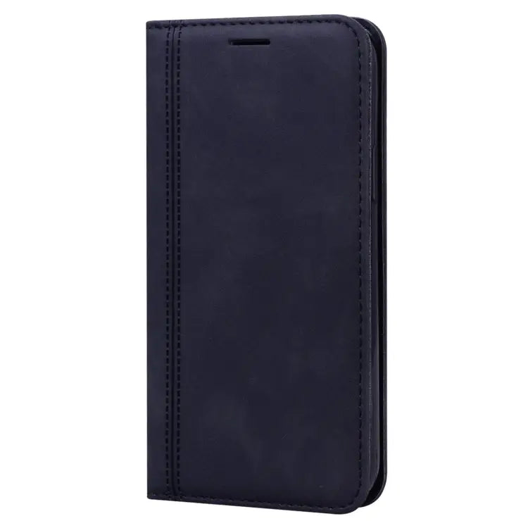 Frosted Business Magnetic Horizontal Flip PU Leather Case with Holder & Card Slot & Lanyard For iPhone 12 mini