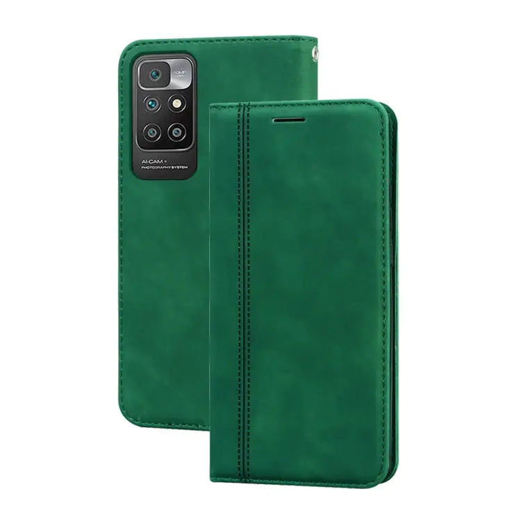 Frosted Business Magnetic Horizontal Flip PU Leather Case with Holder & Card Slot & Lanyard For iPhone 13 mini