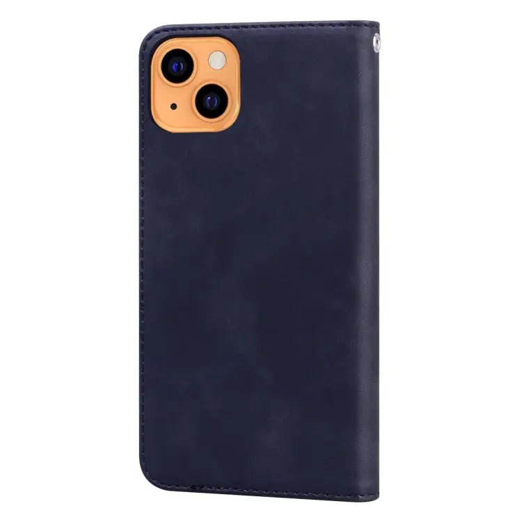 Frosted Business Magnetic Horizontal Flip PU Leather Case with Holder & Card Slot & Lanyard For iPhone 13 mini