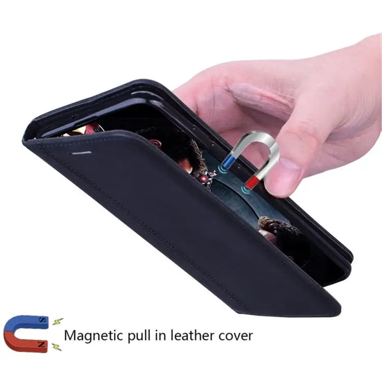 Frosted Business Magnetic Horizontal Flip PU Leather Case with Holder & Card Slot & Lanyard For iPhone 12 mini