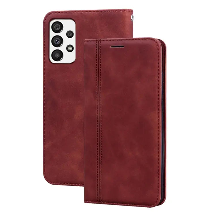 Frosted Business Magnetic Horizontal Flip PU Phone Case For Honor X7/Play 30 Plus For Samsung Galaxy M33 5G Global