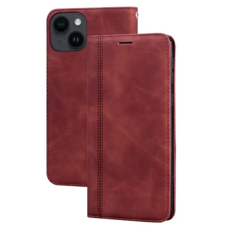 Frosted Business Magnetic Horizontal Flip PU Phone Case For iPhone 14 Plus For iPhone 14 Pro Max For iPhone 14 Pro