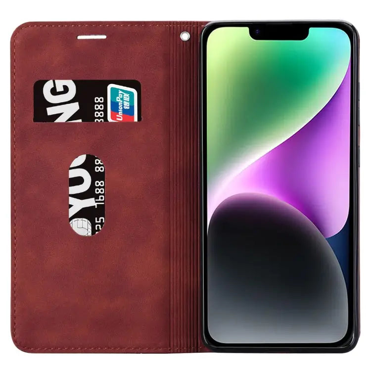 Frosted Business Magnetic Horizontal Flip PU Phone Case For iPhone 14 Plus For iPhone 14 Pro Max For iPhone 14 Pro