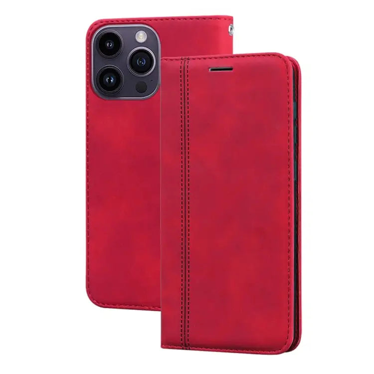 Frosted Business Magnetic Horizontal Flip PU Phone Case For iPhone 14 Plus For iPhone 14 Pro Max For iPhone 14 Pro