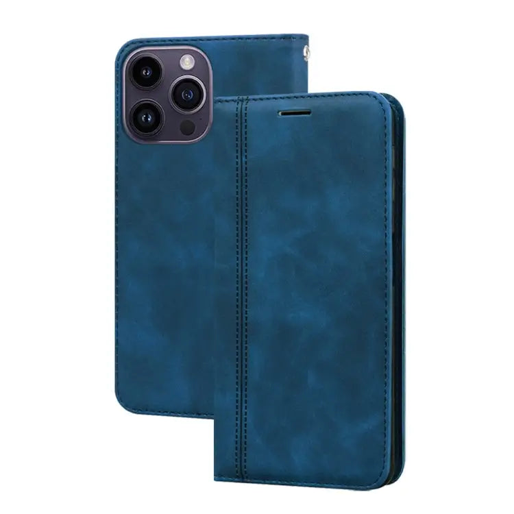Frosted Business Magnetic Horizontal Flip PU Phone Case For iPhone 14 Plus For iPhone 14 Pro Max For iPhone 14 Pro