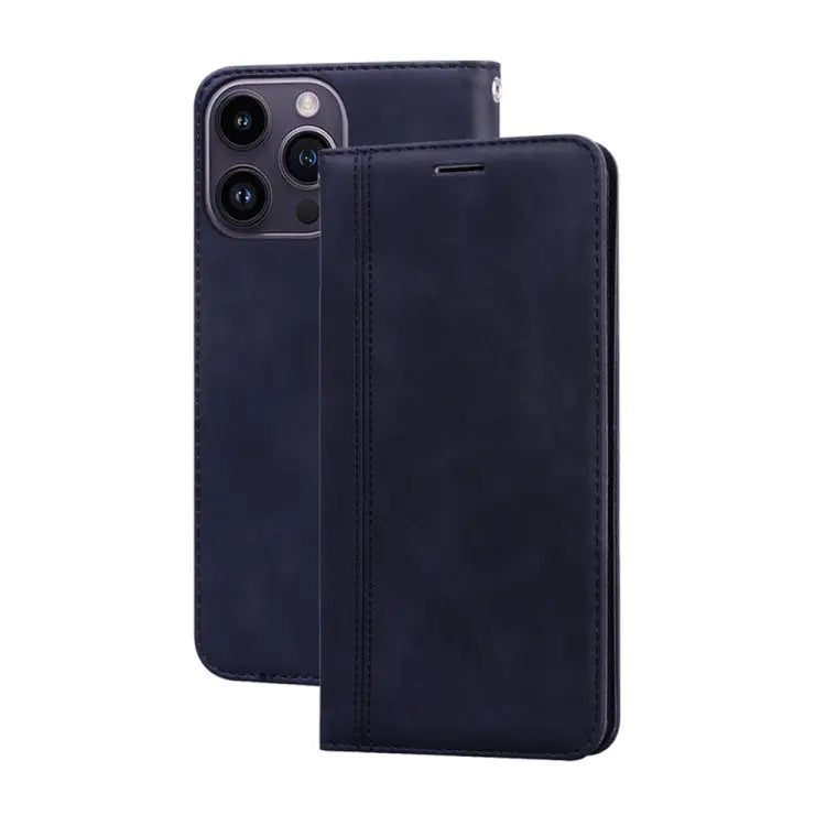 Frosted Business Magnetic Horizontal Flip PU Phone Case For iPhone 14 Plus For iPhone 14 Pro Max For iPhone 14 Pro
