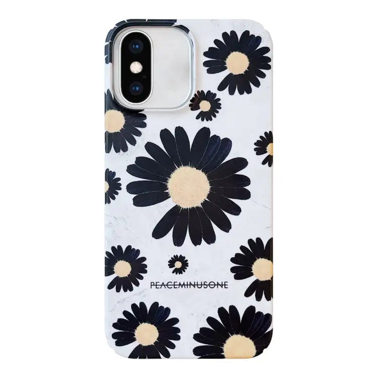 Frosted Daisy Film Phone Case For iPhone 12 Pro Max For iPhone 12 Pro For iPhone 11 For iPhone 11 Pro Max For iPhone XS