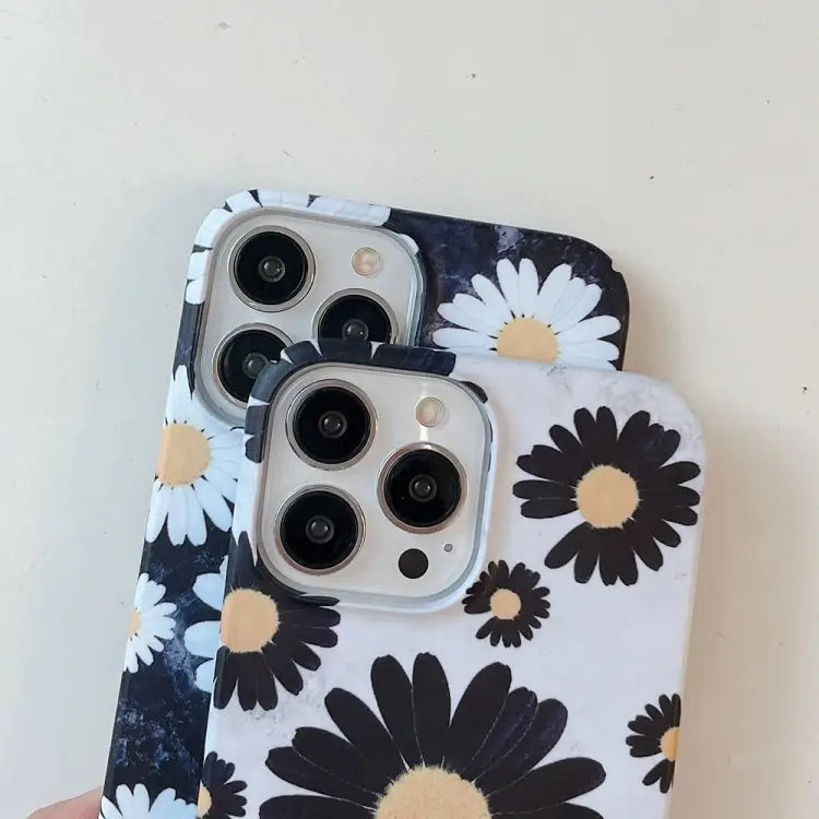 Frosted Daisy Film Phone Case For iPhone 15 Pro Max For iPhone 15 Pro For iPhone 15 Plus For iPhone 15 For iPhone 14