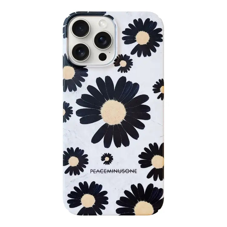 Frosted Daisy Film Phone Case For iPhone 15 Pro Max For iPhone 15 Pro For iPhone 15 Plus For iPhone 15 For iPhone 14