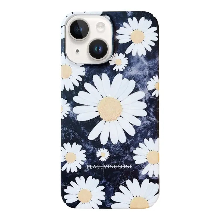 Frosted Daisy Film Phone Case For iPhone 15 Pro Max For iPhone 15 Pro For iPhone 15 Plus For iPhone 15 For iPhone 14