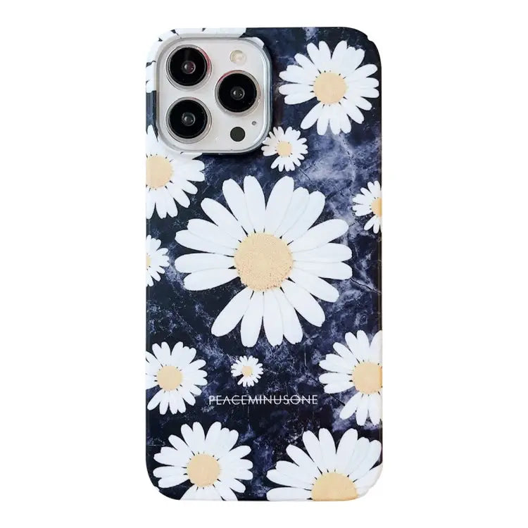 Frosted Daisy Film Phone Case For iPhone 15 Pro Max For iPhone 15 Pro For iPhone 15 Plus For iPhone 15 For iPhone 14