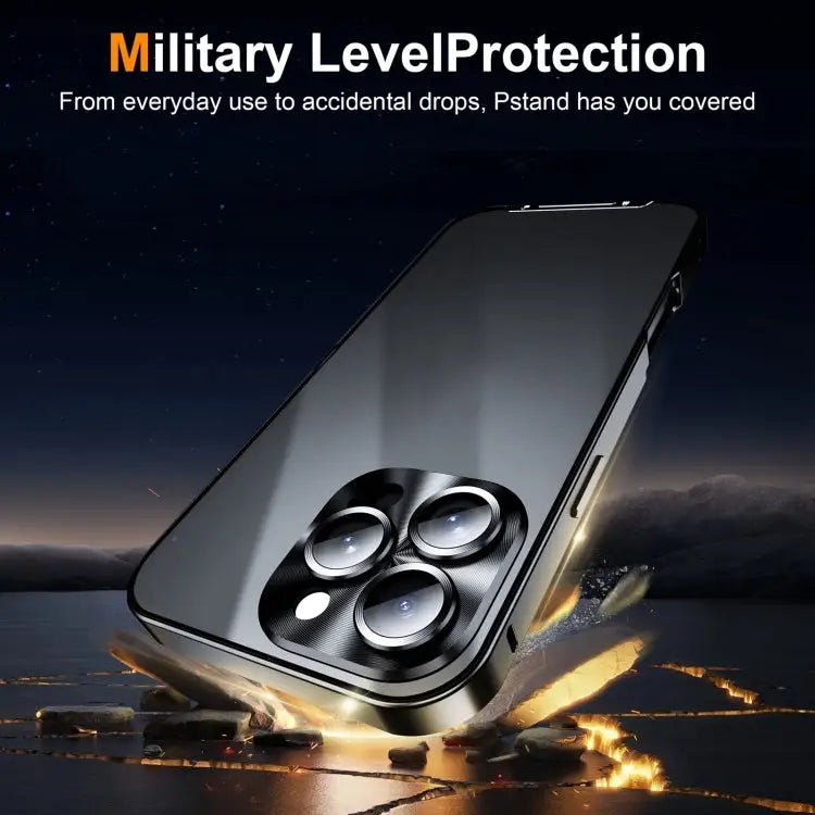 Frosted Metal Phone Case For iPhone 16 Pro Max For iPhone 16 Pro For iPhone 16 For iPhone 15 Pro Max - Apple Accessories